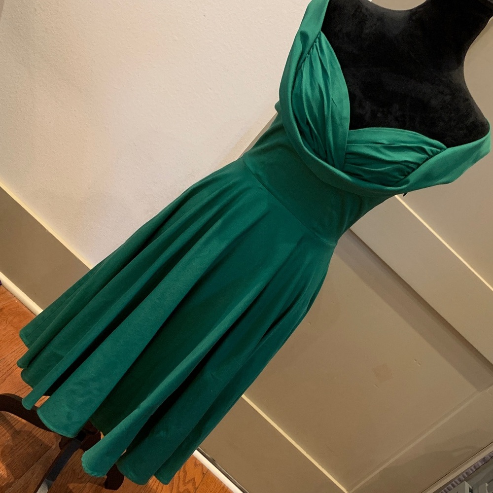 Trashy Diva Strapless Green Dress